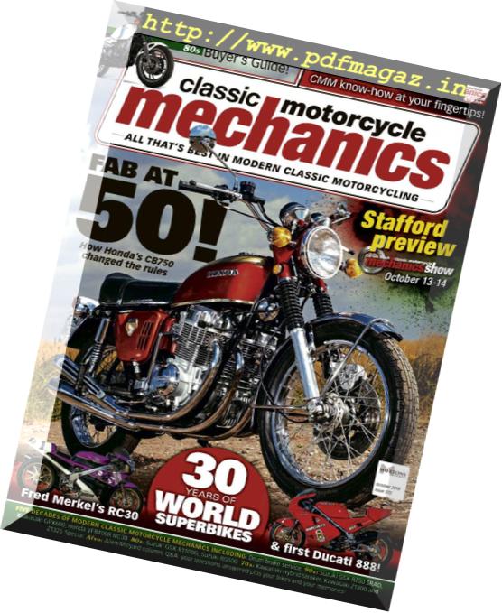 Classic Motorcycle Mechanics – October 2018