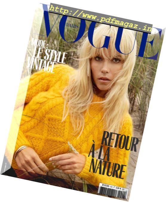 Vogue Paris – novembre 2018