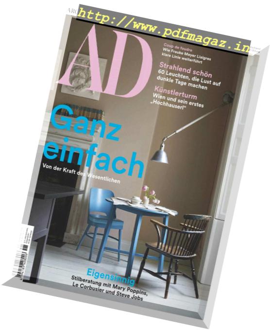 AD Architectural Digest Germany – November 2018
