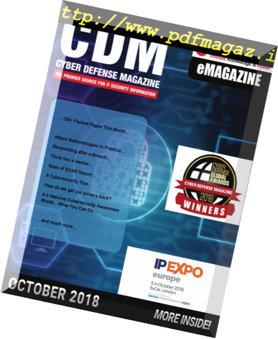 Cyber Defense Magazine – October 2018
