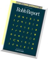 Robb Report USA – October 2018