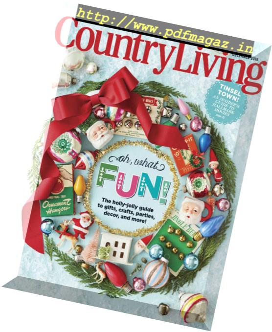 Country Living USA – December 2018