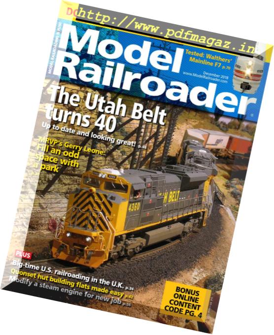 Model Railroader – December 2018