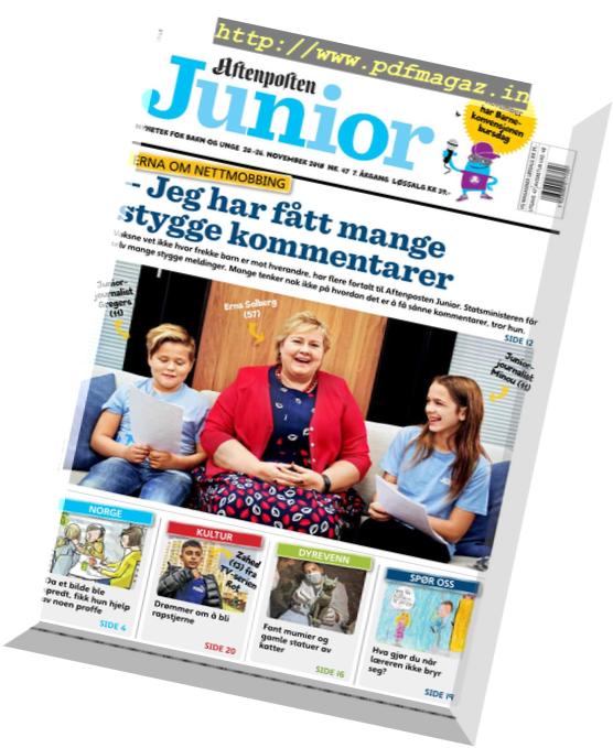 Aftenposten Junior – 20 november 2018