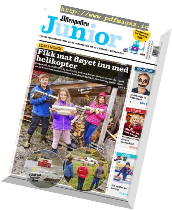 Aftenposten Junior – 23 oktober 2018