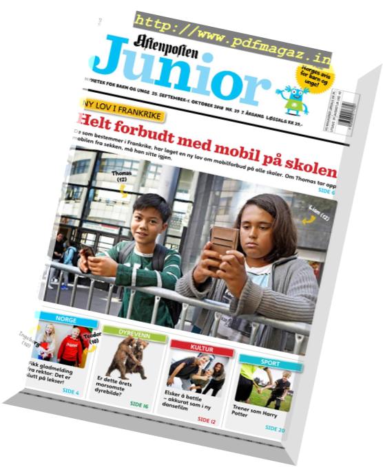 Aftenposten Junior – 25 september 2018