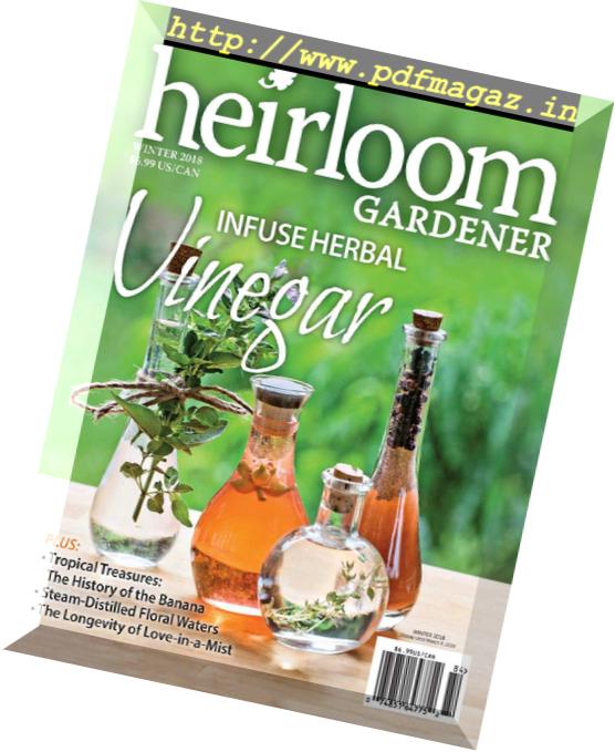 Heirloom Gardener – November 2018
