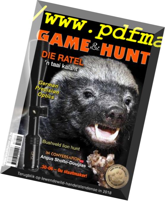 Wild&Jag Game&Hunt – Decemer 2018