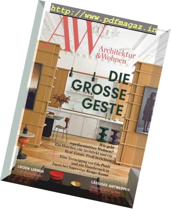 A&W Architektur & Wohnen – Dezember 2018