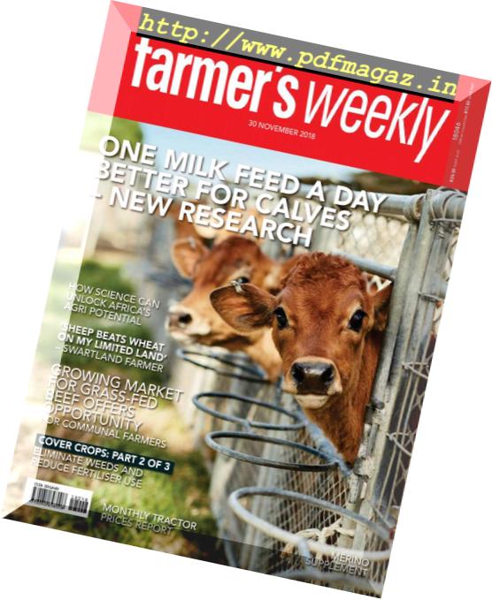 Farmer’s Weekly – 30 November 2018