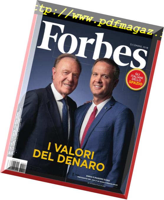 Forbes Italia – Dicembre 2018