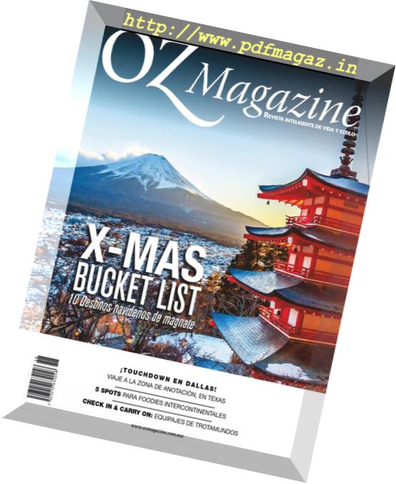 OZ Magazine – diciembre 2018