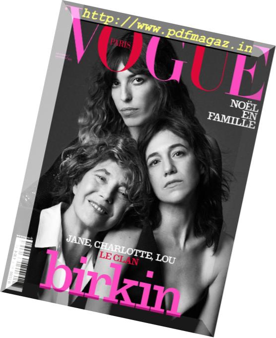 Vogue Paris – decembre 2018