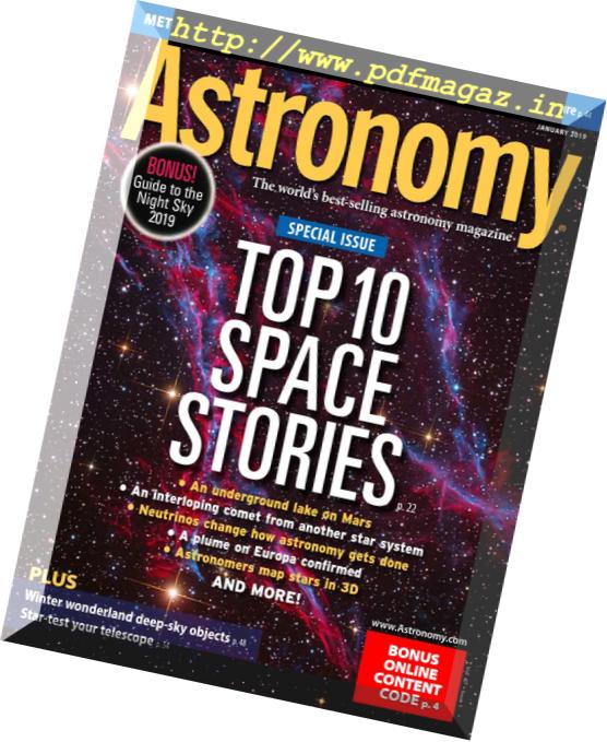 Astronomy – January 2019