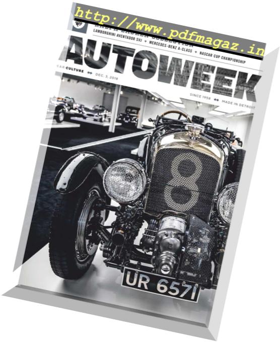 Autoweek USA – December 03, 2018