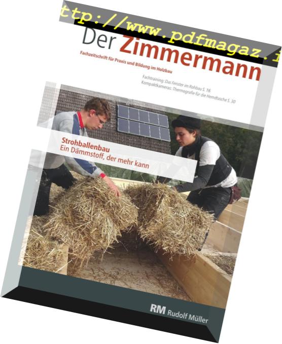 Der Zimmermann – November 2018