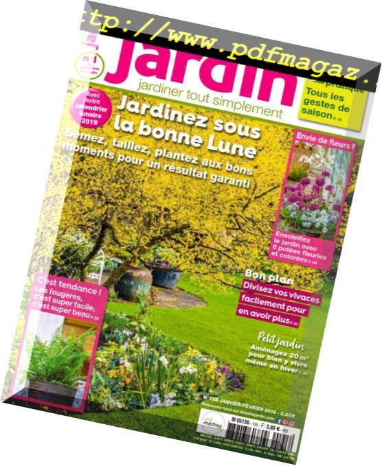 Detente Jardin – Janvier-Fevrier 2019