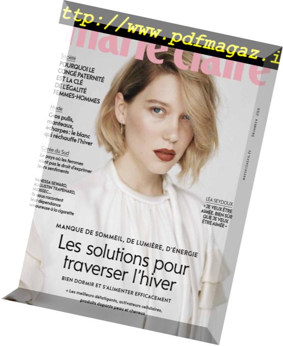 Marie Claire France – decembre 2018
