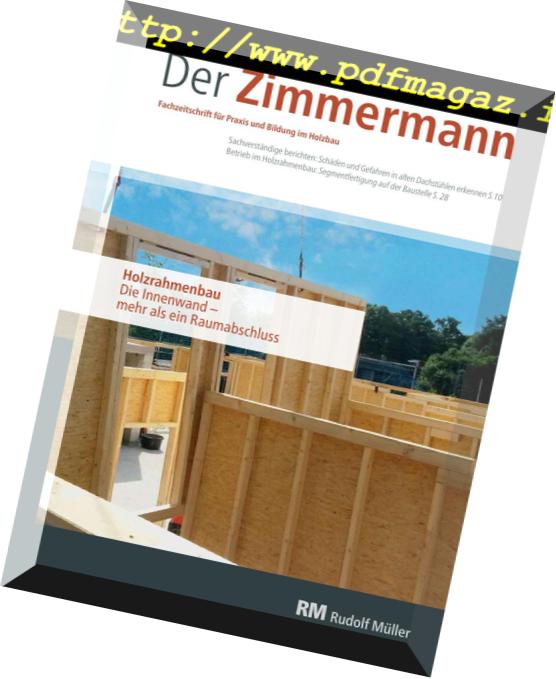 Der Zimmermann – Nr10, 2018