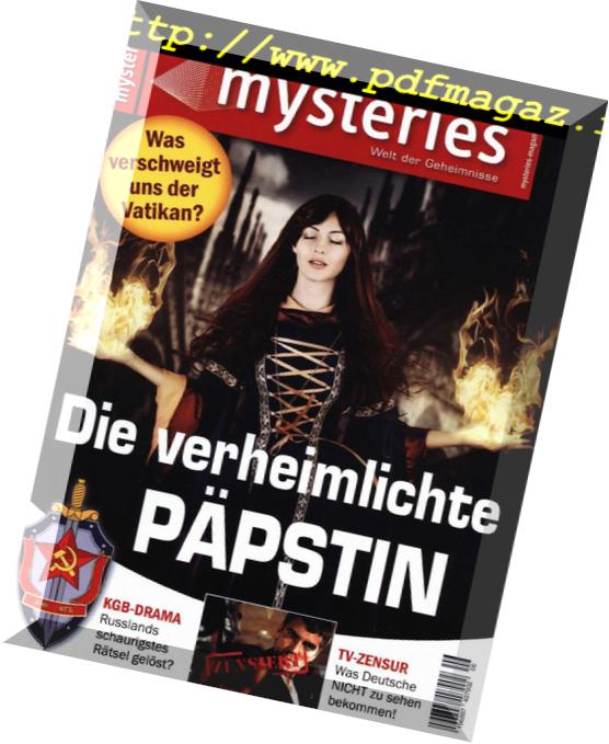 Mysteries Germany – November-Dezember 2018