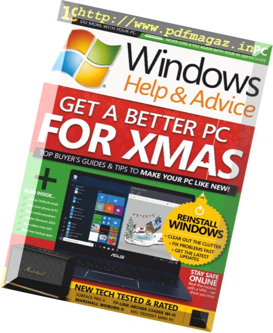 Windows Help & Advice – Christmas 2018