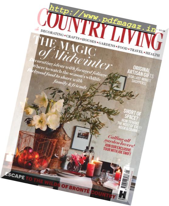 Country Living UK – January 2019