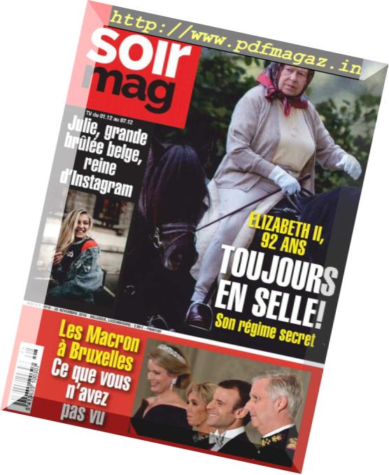 Le Soir Magazine – 01 decembre 2018