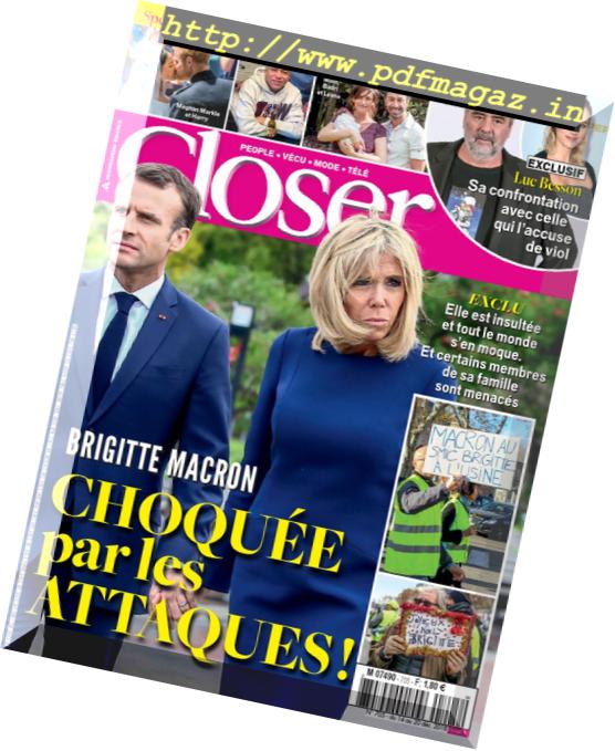 Closer France – 14 decembre 2018