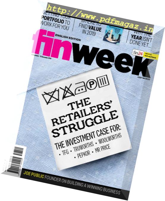 Finweek English Edition – December 06, 2018