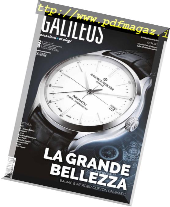 Galileus Watches – Settembre-Dicembre 2018