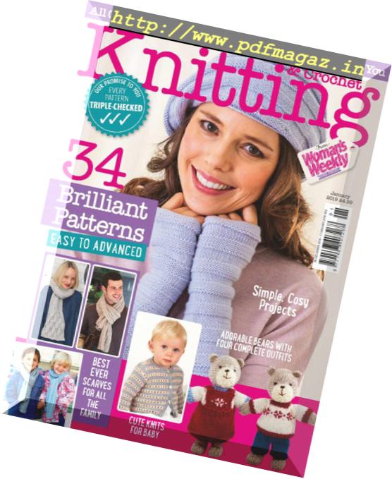 Knitting & Crochet from Woman’s Weekly – January 2019