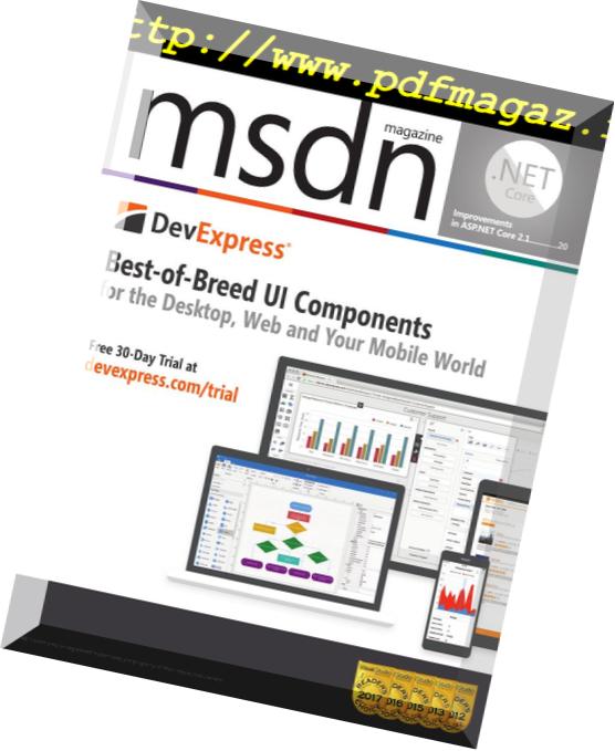 MSDN Magazine – August 2018