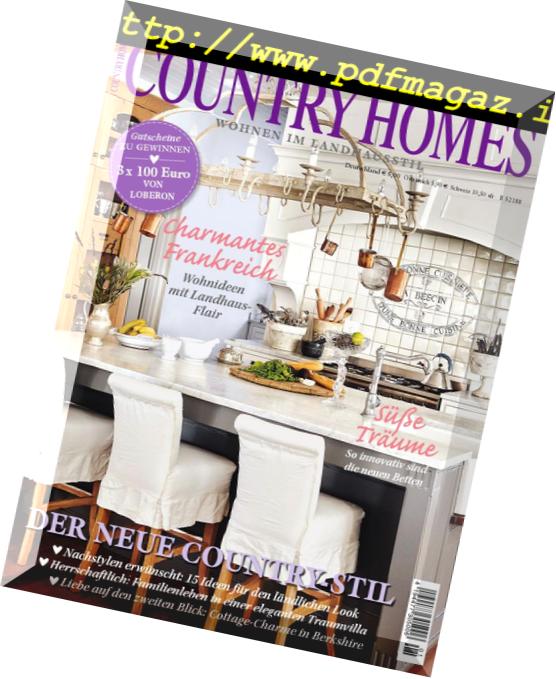 Country Homes Germany – Dezember 2018