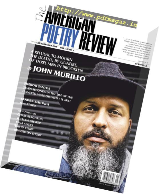 The American Poetry Review – January-February 2019