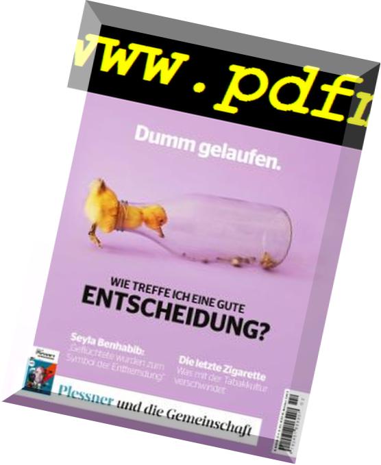 Philosophie Magazin Germany – Februar-Marz 2019