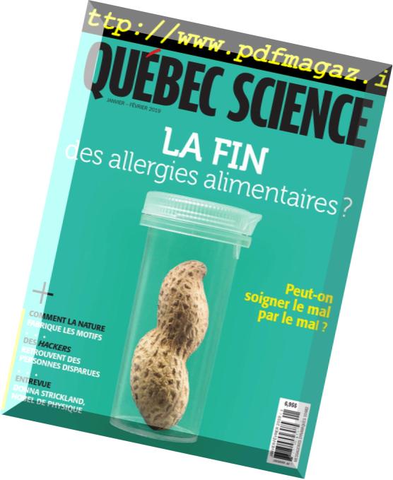 Quebec Science – Janvier-Fevrier 2019