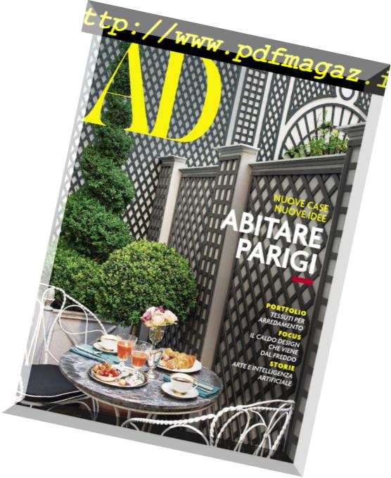 AD Architectural Digest Italia – Gennaio 2019