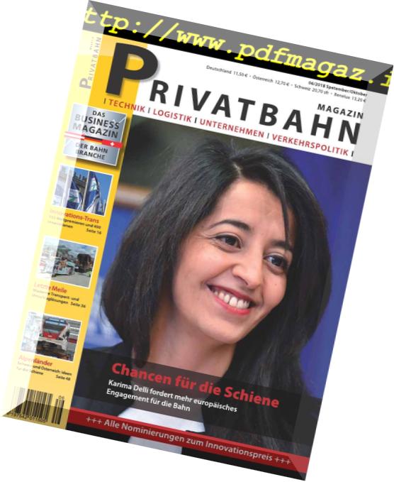Privatbahn Magazin – September-Oktober 2018