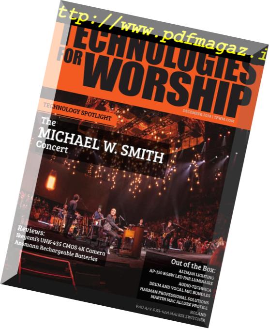 Technologies for Worship – December 2018