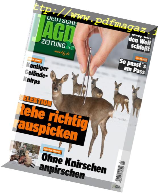 Deutsche Jagdzeitung – Januar 2019