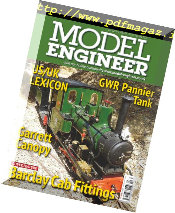 Model Engineer – 18 January 2019