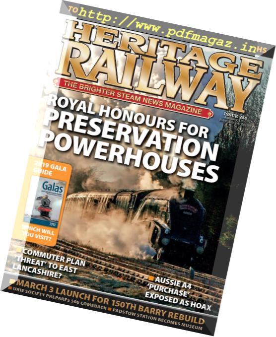 Heritage Railway – January 2019