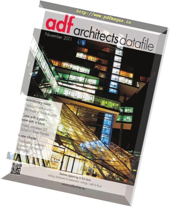 Architects Datafile (ADF) – November 2011