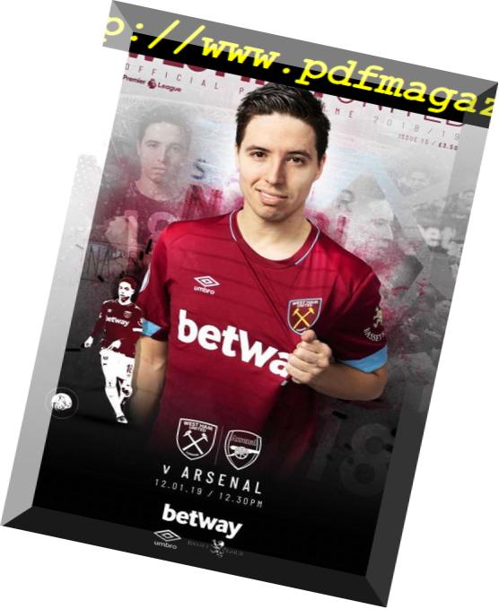 West Ham United Official Programmes – 13 January 2019