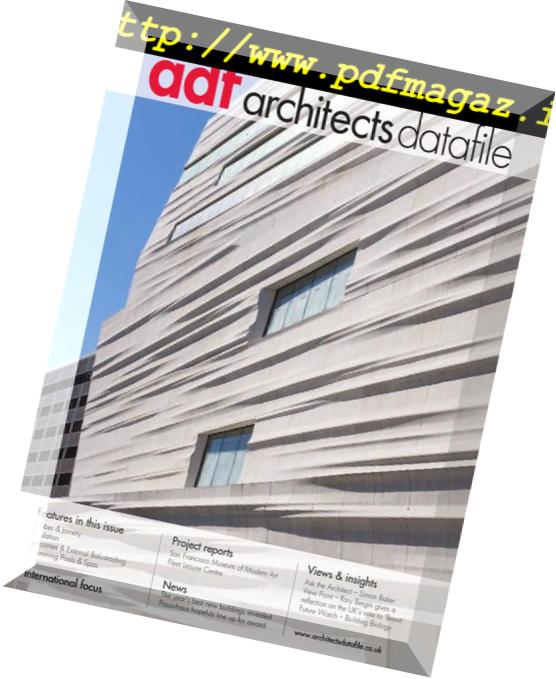 Architects Datafile (ADF) – 07 2016