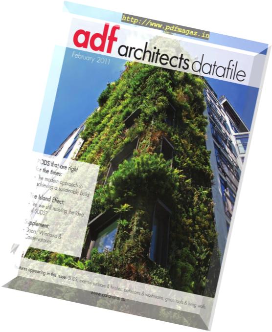 Architects Datafile (ADF) – February 2011