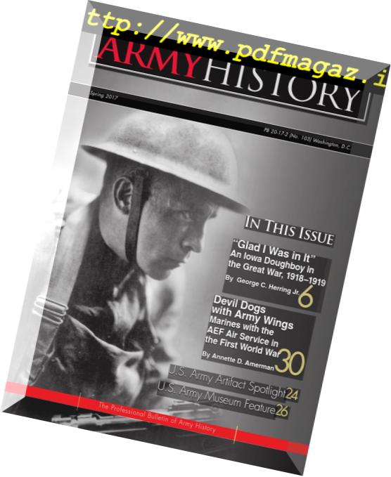 Army History – Spring 2017