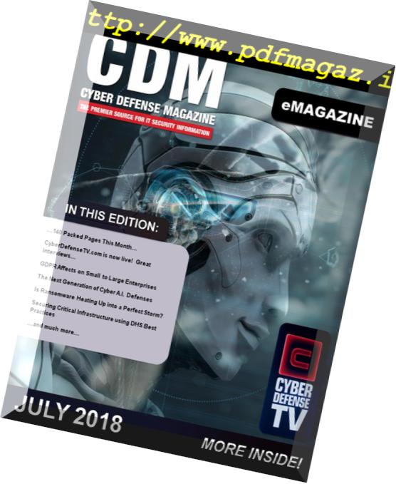 Cyber Defense Magazine – July-2018