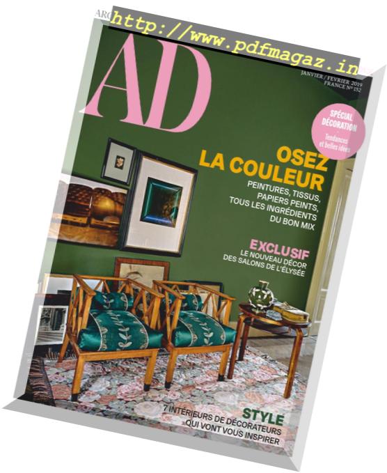 AD Architectural Digest France – janvier-fevrier 2019