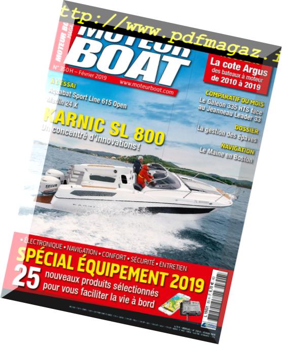 Moteur Boat – fevrier 2019